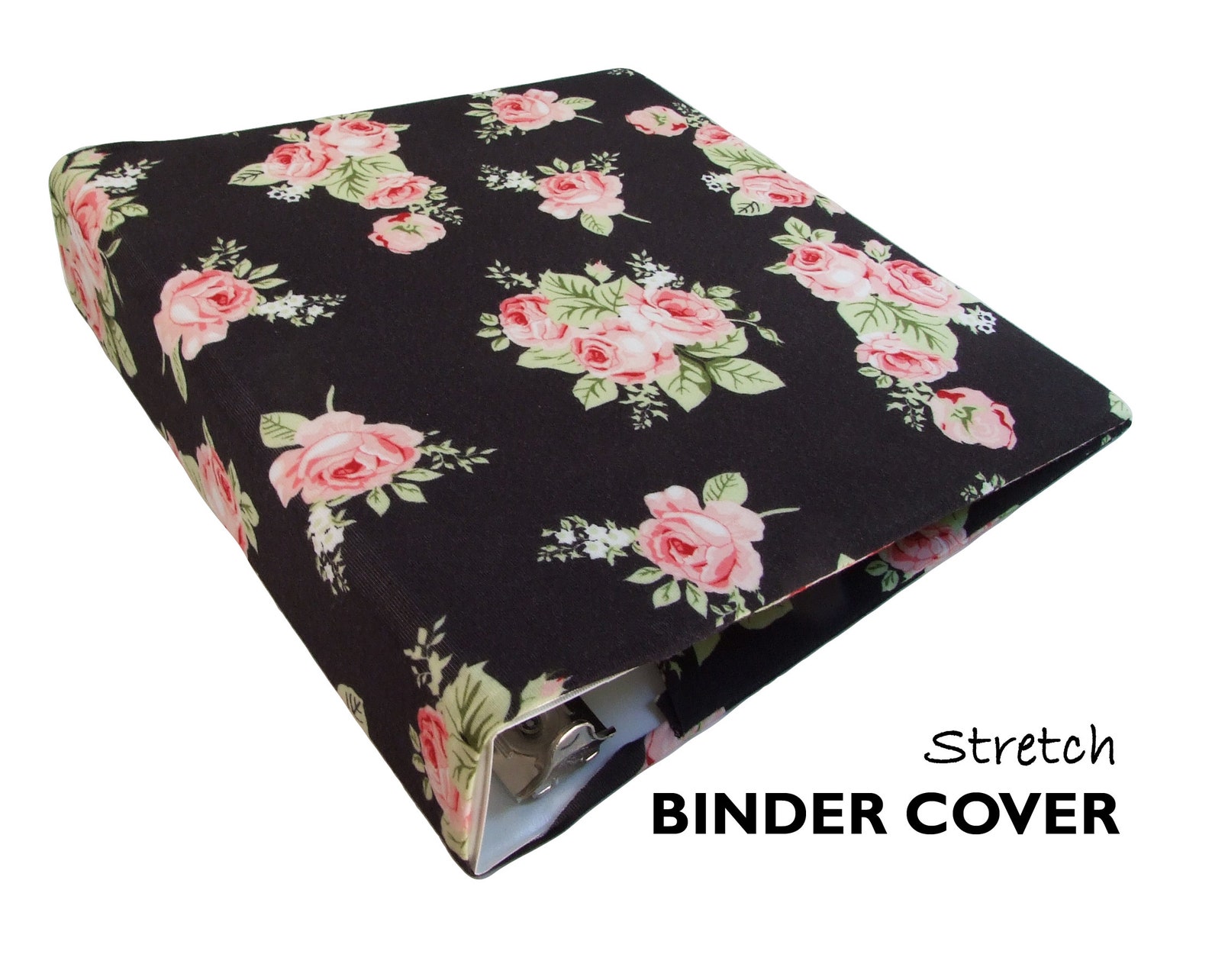 Stretch FLORAL BINDER COVER You Choose Fabric Binder Cover 3 Etsy