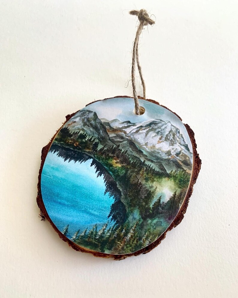 Mount Rainier National Park Ornament Etsy