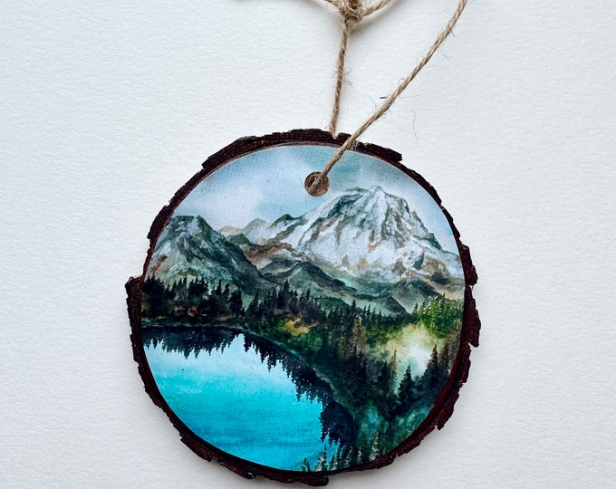 Mount Rainier National Park Ornament Etsy