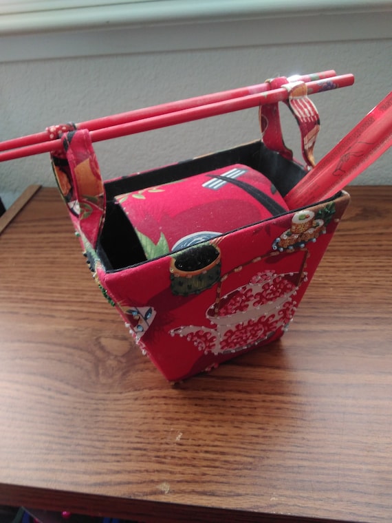 Vintage Red Chinese Purse/Red Chinese Box Purse/Re