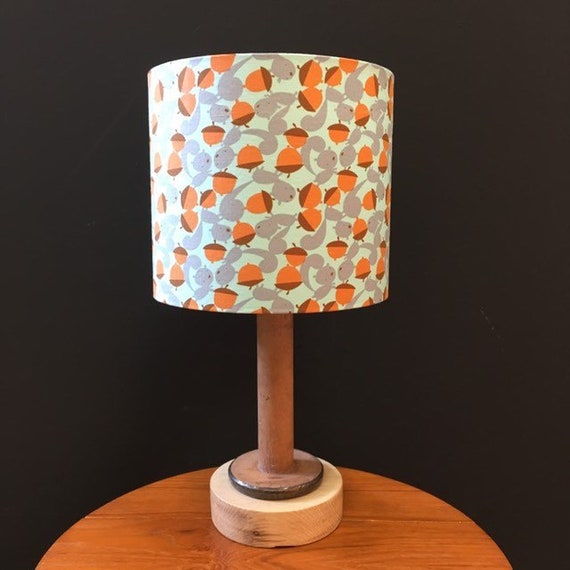 Lampshade Lamp Shade Children S Bedroom Lampshade Animals Lampshade Squirrels Lampshade Scandi Lampshade Nursery Decor Nursery Inspo