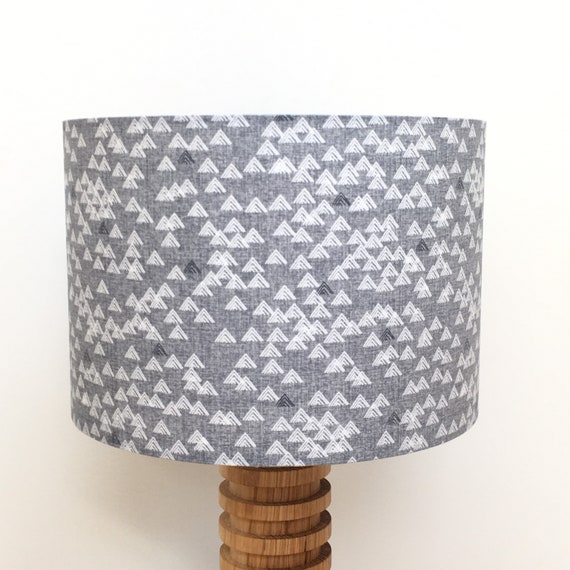 nursery lampshade grey