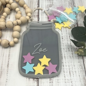 Reward Jar with hanger - Reward Jar - Reward Motivation - Behaviour Chart - Children&#39;s Learning Aid