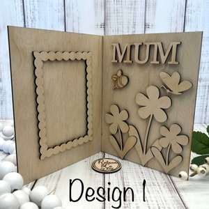 DIY Mothers day card, laser cut card, Mothers Day Card, DIY Kit, Personalised Card, DIY Card, Birthday Card