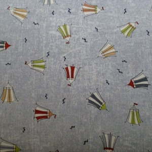 Patchwork fabric tents allover for little dragons