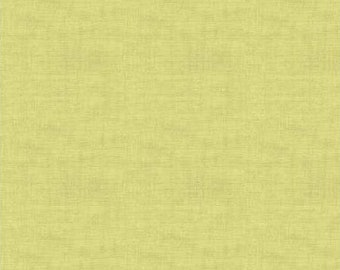 Patchworkstoff gelbgrün Linen Texture
