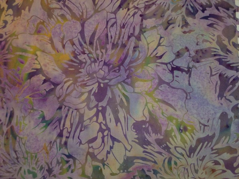 Tela patchwork floral morado pastel