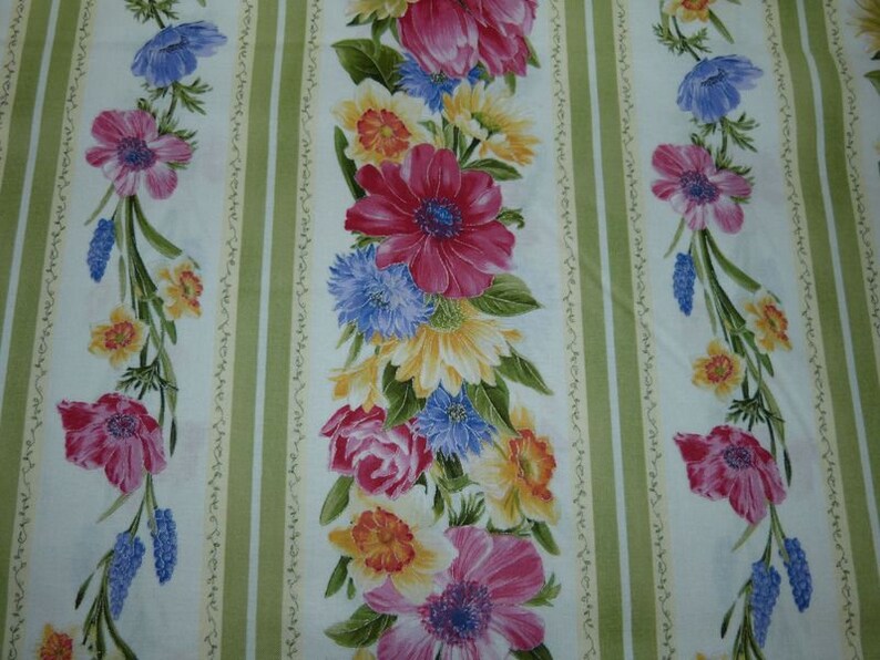 Patchworkstoff Flower Border image 1