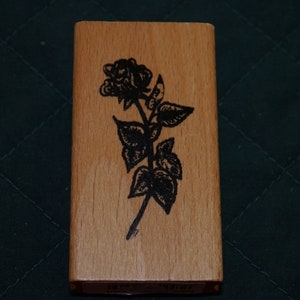 Black Rose Stamp