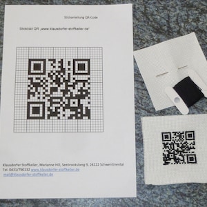 Cross stitch dictons Kit QR-code pour les félicitations