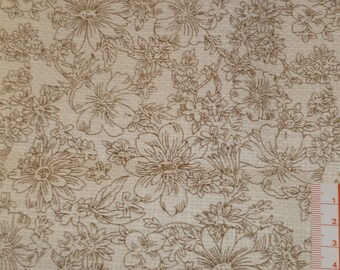 Patchworkstoff coarsely woven in cream