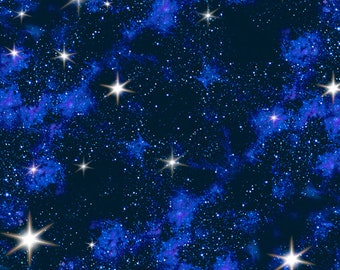 Patchwork fabric starry sky