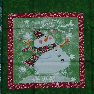 Christmas patchwork cushion image 3