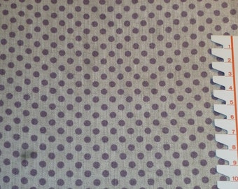 Patchworkstoff Violet Grey linen/bw dotted