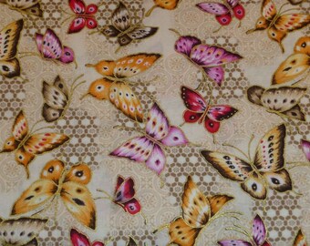 Patchworkstoff Schmetterlinge