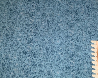 Patchwork fabric turquoise patterned