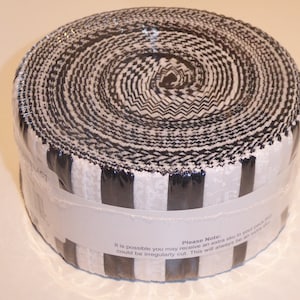 2 1/2" stripes Opposite black/white