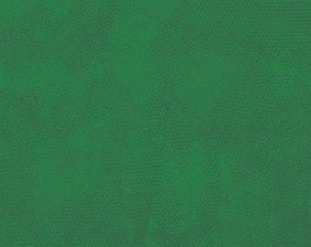 Patchworkstoff dunkelgrün gepunktet