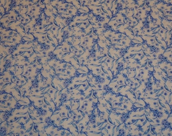 Patchwork fabric blue onion pattern