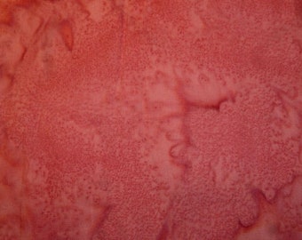 Patchworkstoff Batik Erdbeerrot