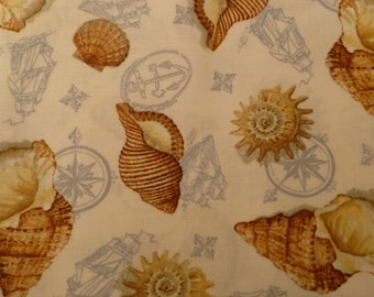 Patchwork fabric mussels and snails