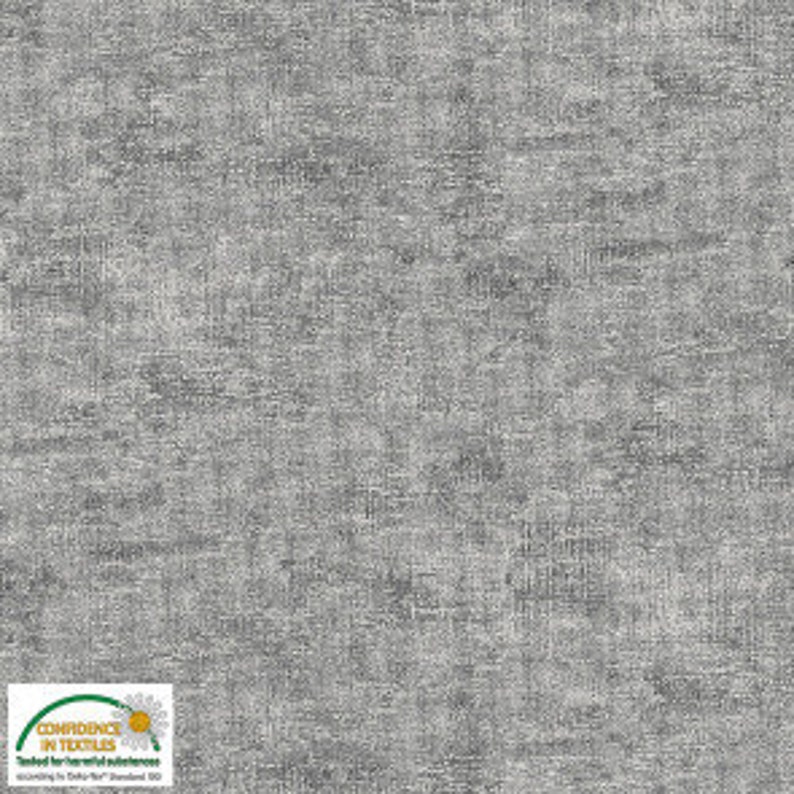 Patchwork fabric gray anthracite melange image 1