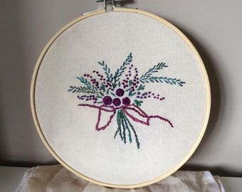 Silk ribbon embroidery flowers