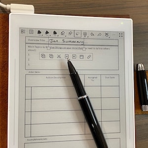 Supernote Nomad A6X2 Meeting Notes Template or Subject Notes - Etsy