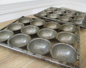 Antique Muffin Pan ~ Primitive Kitchen Decor