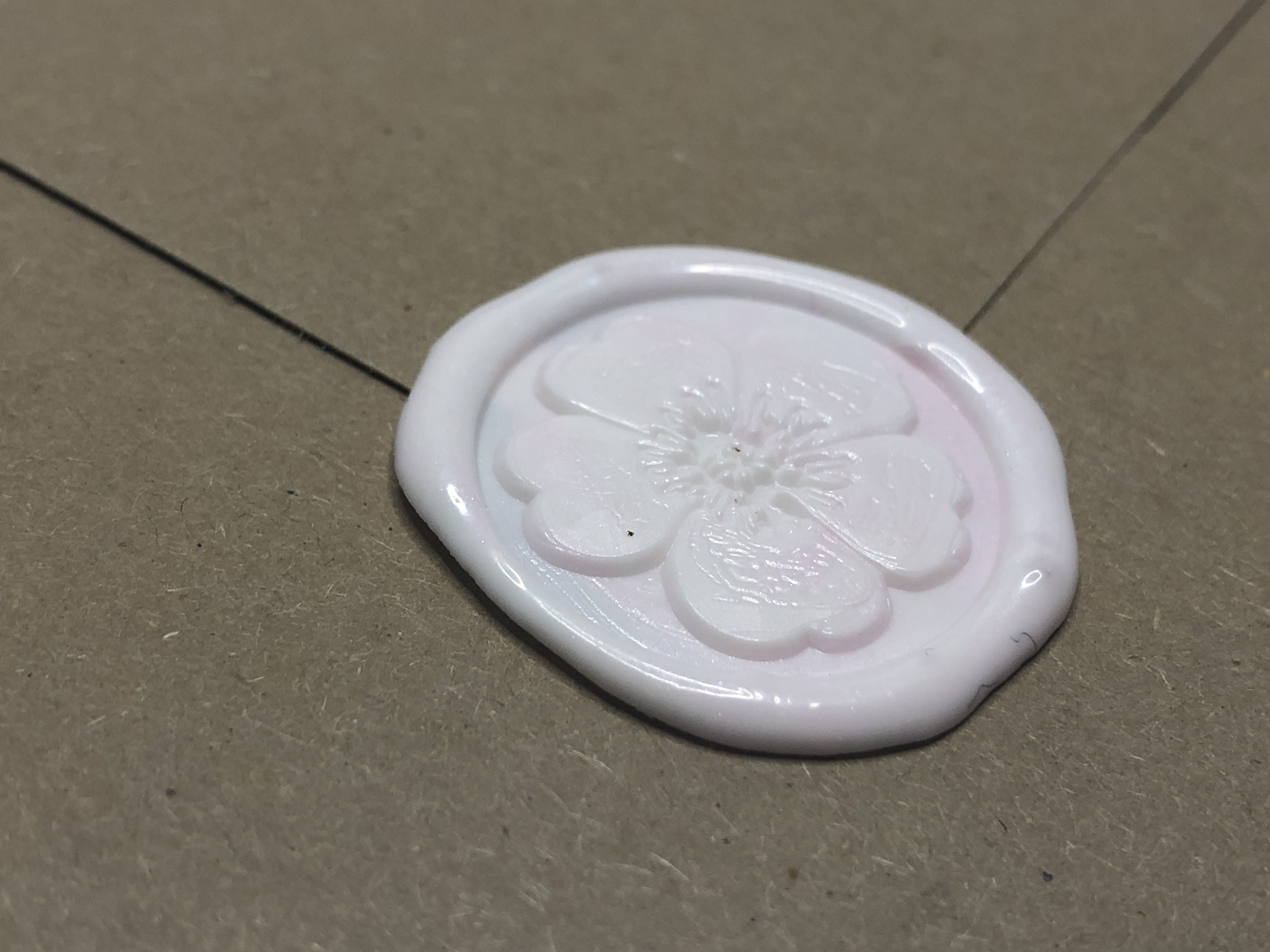 Blush pink wax seals with optional adhesive set of 10 Etsy