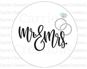 Etiquettes pour cadeaux de mariage Mr & Mrs - étiquettes de mariage imprimables - étiquettes de cadeaux de mariage - étiquettes de faveur de mariage - téléchargement numérique
