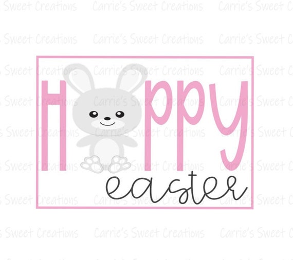 Hoppy Easter Printable Card Cookie Cards Digital Download | Etsy