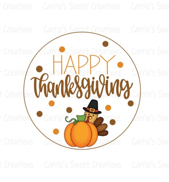 Happy Thanksgiving 2 Gift Tags- Fall Packaging- Thanksgiving Turkey Gift  Tags- Instant Digital Download