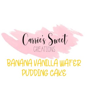 Bananen-Vanille-Waffel-Pudding-Kuchenrezept, sofortiger digitaler Download