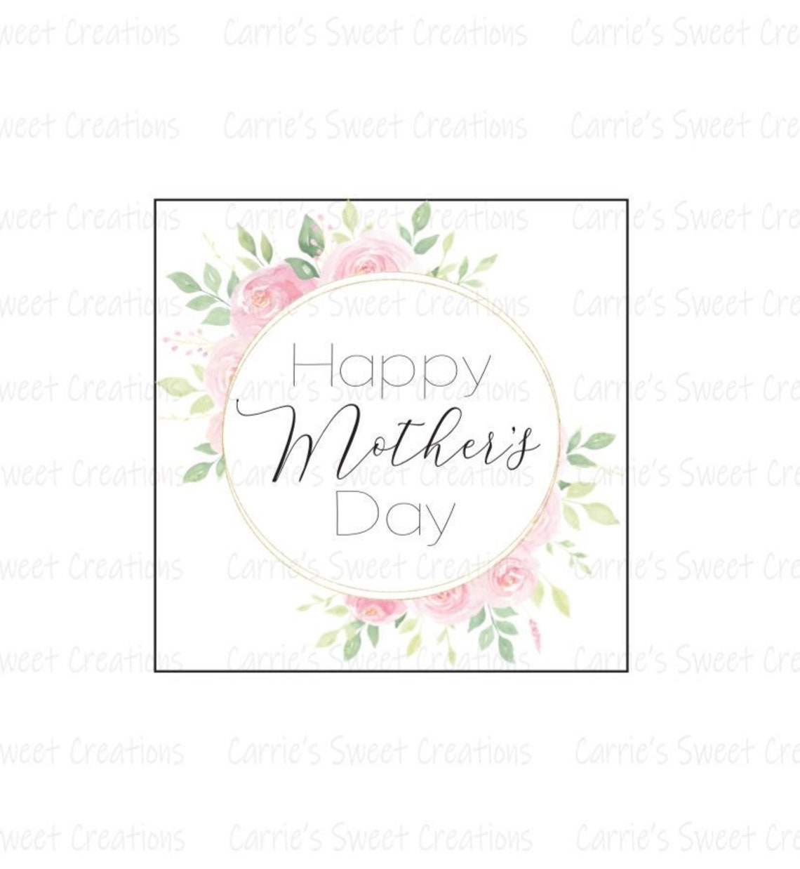 Mother's Day Printable Gift Tags Happy Mother's Day - Etsy