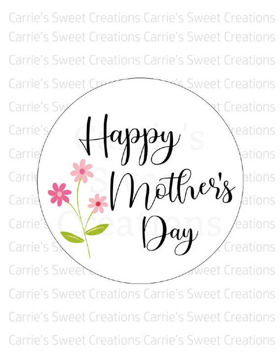 Happy Mother's Day Gift Tags Printable Mother's Day - Etsy