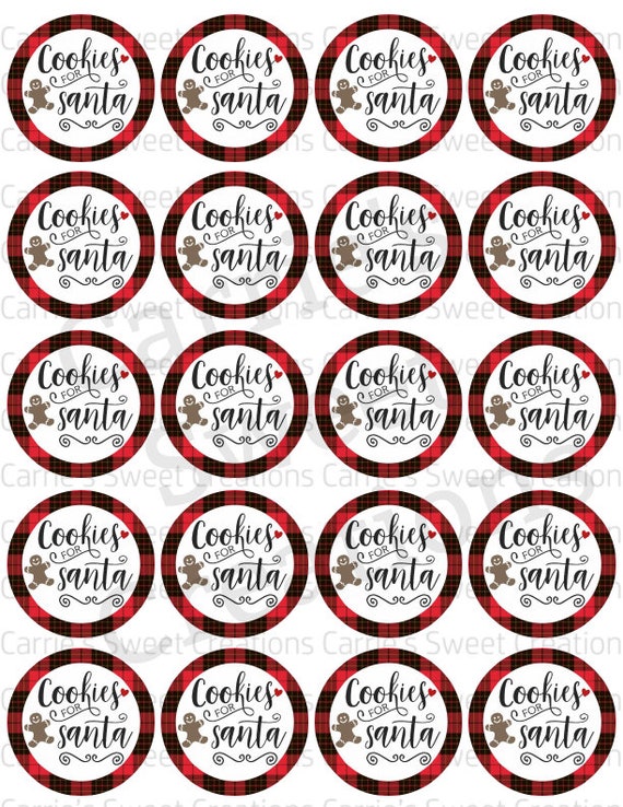 cookies for santa printable tag cookie tag christmas tag etsy