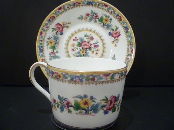 Vintage Coalport Ming Rose Bone China 5 Piece Place Setting