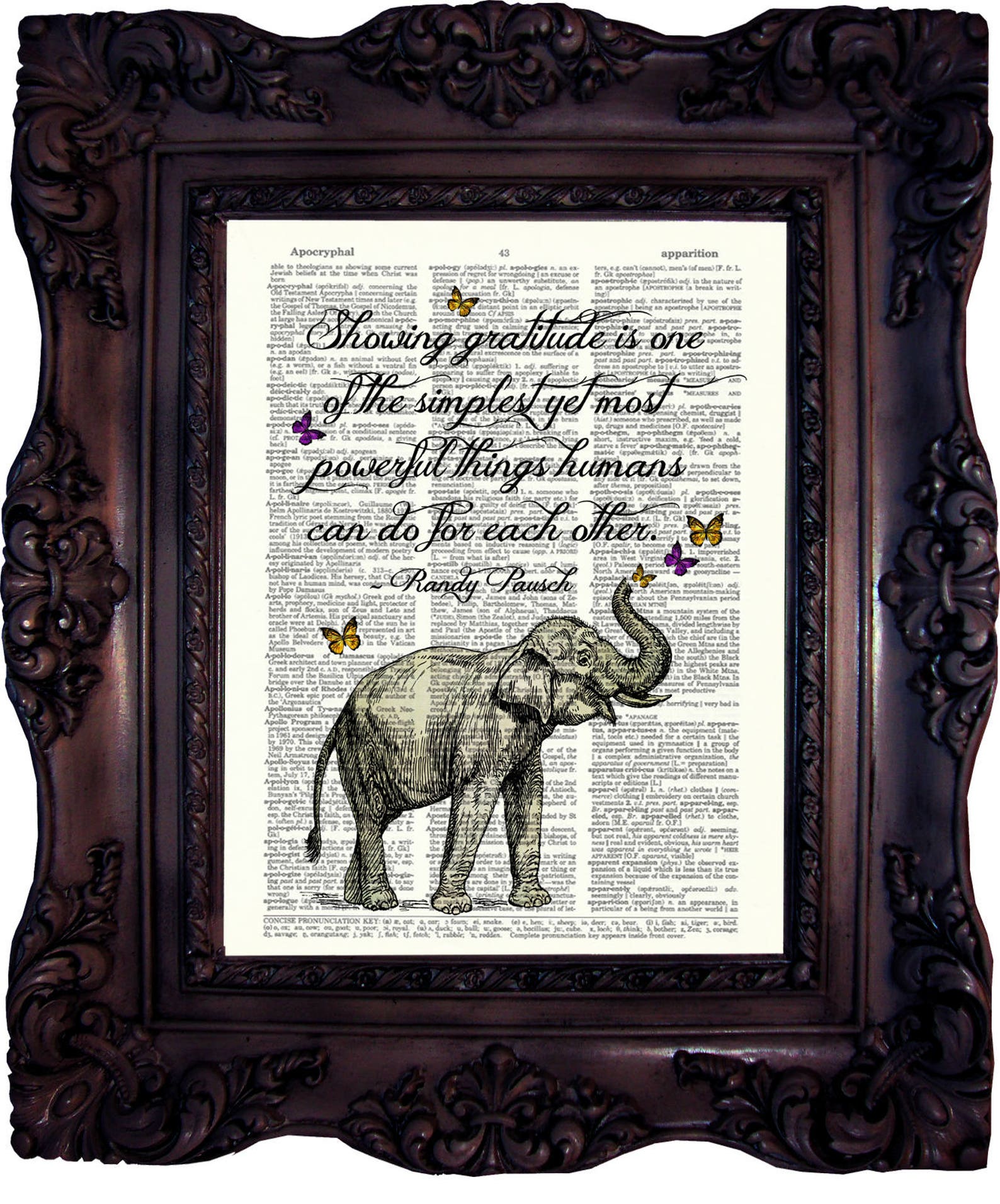 BEST FRIEND Gift Elephant Print Sister Birthday gift Best Etsy