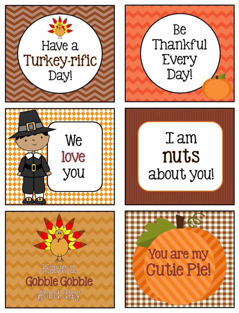November Lunchbox Notes Jokes Bottle Wraps Etsy