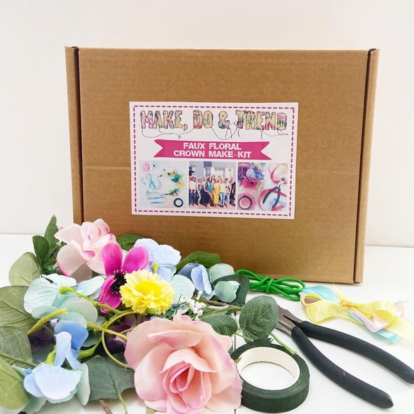 Diy Flower Crown Kit Etsy UK