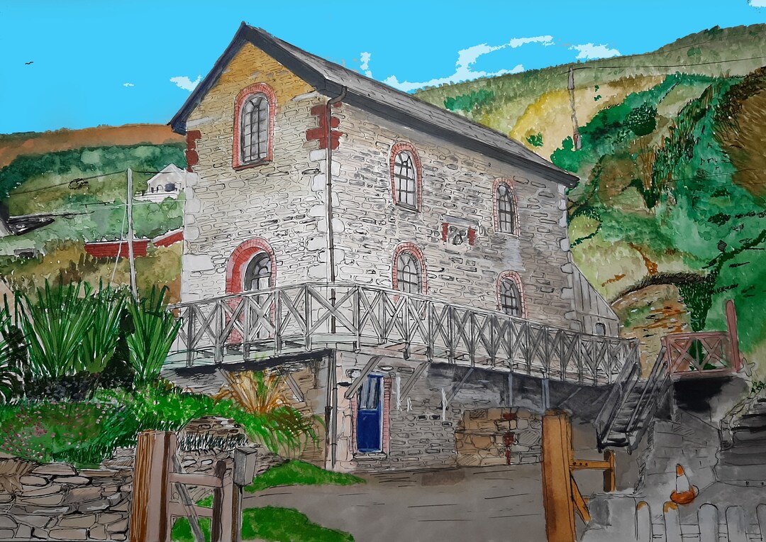 The Engine House Porthtowan Cornwall Etsy