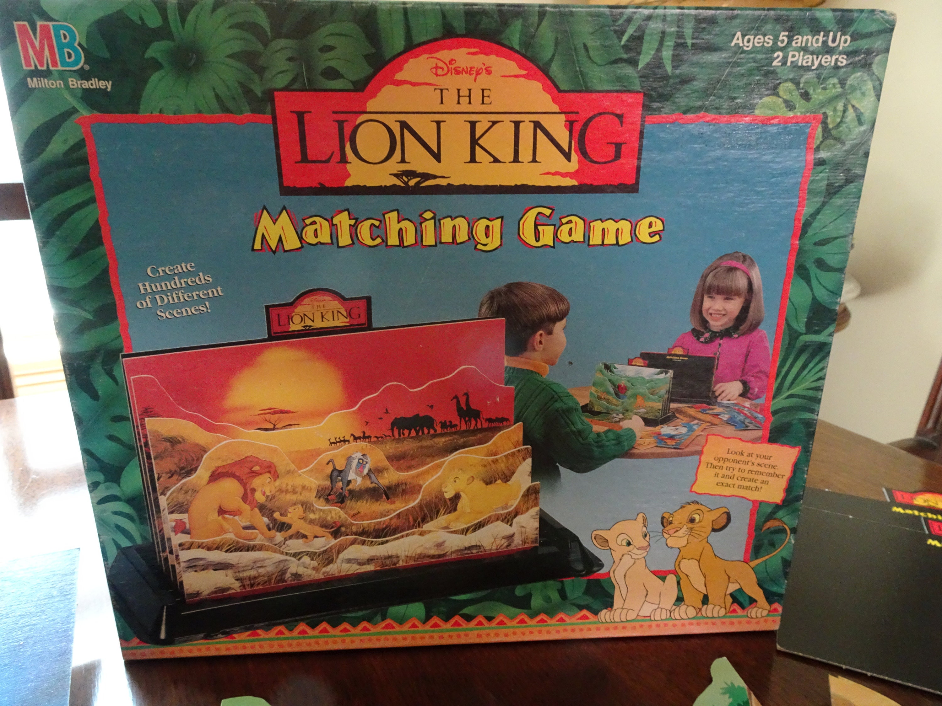 Lion King Matching Game Vintage Milton Bradley Game Lion | Etsy Ireland