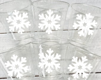 Winter Party Cups, Baby Its Cold Outside Party Cups, Snowflakes Cups, Snowflake Party, Winter Wonderland Party, Winter onderland