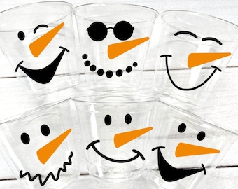 Snowman Party Cups, Baby Its Cold Outside Party Cups, Snowman Cups, Snowman Party, Winter Wonderland Party, Winter onderland