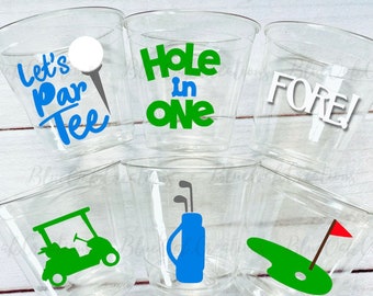 Hole In One Golf Party Cups, 1st Birthday Favors