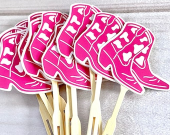 Cowgirl Birthday, lets go girls cupcake toppers, Cowgirl First Rodeo, Pink Cowgirl, not my first rodeo, Cowgirl Bachelorette, Rodeo Party,