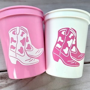 Cowgirl Birthday, Lets go girls, First rodeo birthday cups, first rodeo Party Cups, personalized cowgirl cups, not my first rodeo birthday