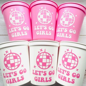 Disco Ball Cups, Disco Cowboy Smiley Cow Print, Cowgirl Bachelorette,  Rodeo Party, Lets go girls Party, Space Cowboy Party