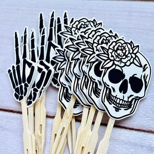 Bride or Die, Til Death Do Us Party, Bachelorette Party, Bachelorette Party Favors, Bachelorette Gift, Til Death, Til Death cupcake toppers